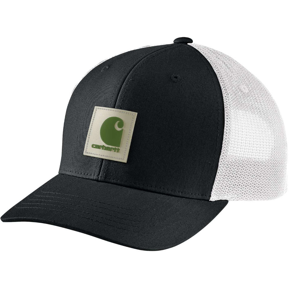 Carhartt Mens Twill Mesh Back Medium Profile Logo Patch Cap One Size
