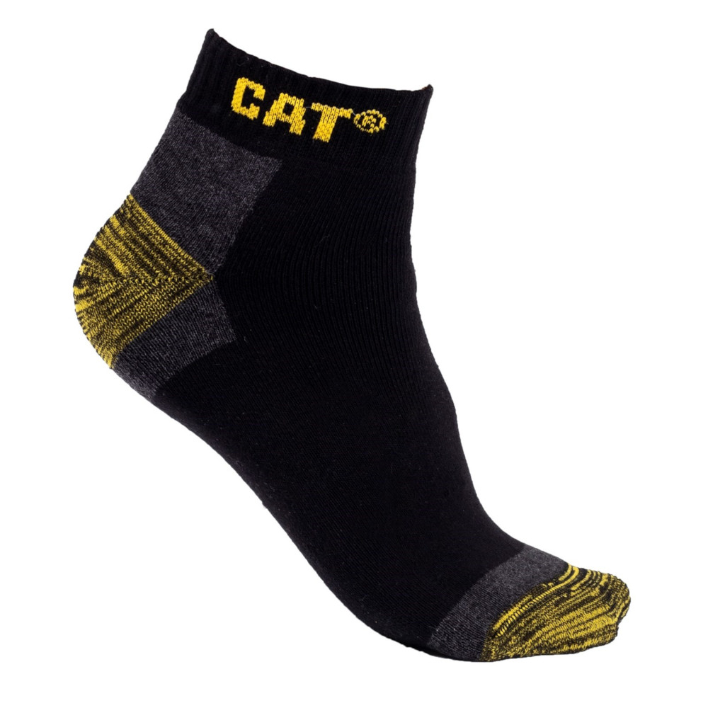 CAT Workwear Mens Premium 3 Pack Pair Trainer Work Socks UK Size 12-14