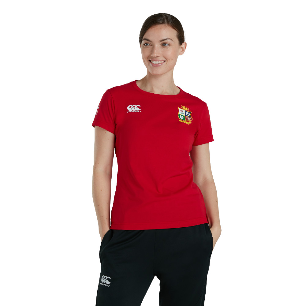 British & Irish Lions Womens Cotton Jersey Top T Shirt UK 12- Bust 36’, (92cm)