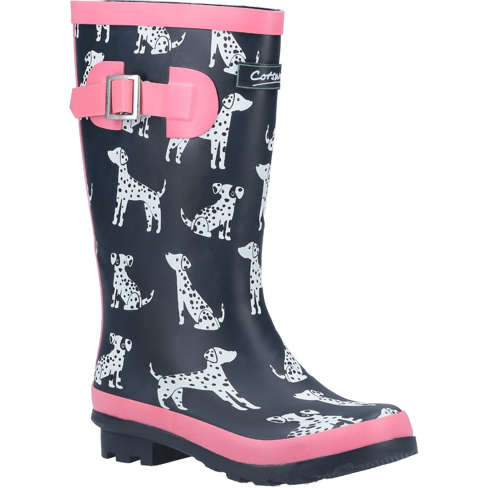 Cotswold Girls Spot Waterproof Wellington Boots UK 8 (EU 25)