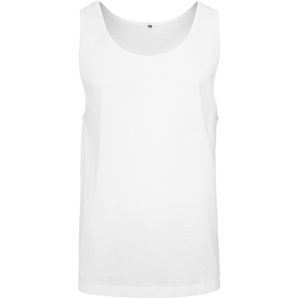 Cotton Addict Mens Cotton Lightweight Jersey Big Tank Vest M - Chest 38’ (96.52cm)
