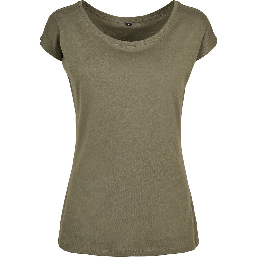 Cotton Addict Womens Cotton Wide Neck Casual T Shirt XS- Bust 33"
