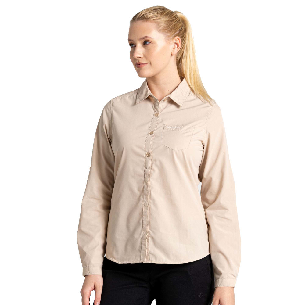 Craghoppers Womens Kiwi NosiDefence Long Sleeve Shirt 16 - Bust 40’ (102cm)