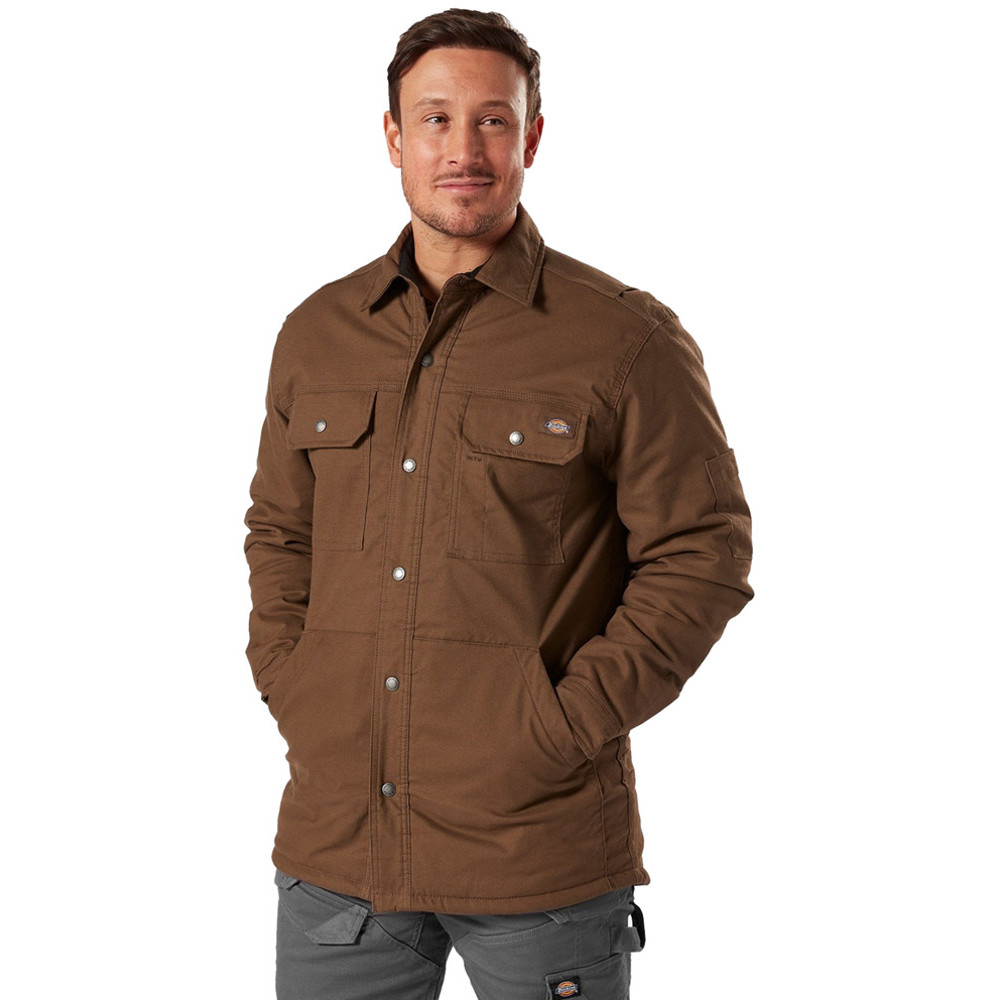 Dickies Mens Flex Duck Comfortable Cotton Blend Shirt Jacket 3X Large