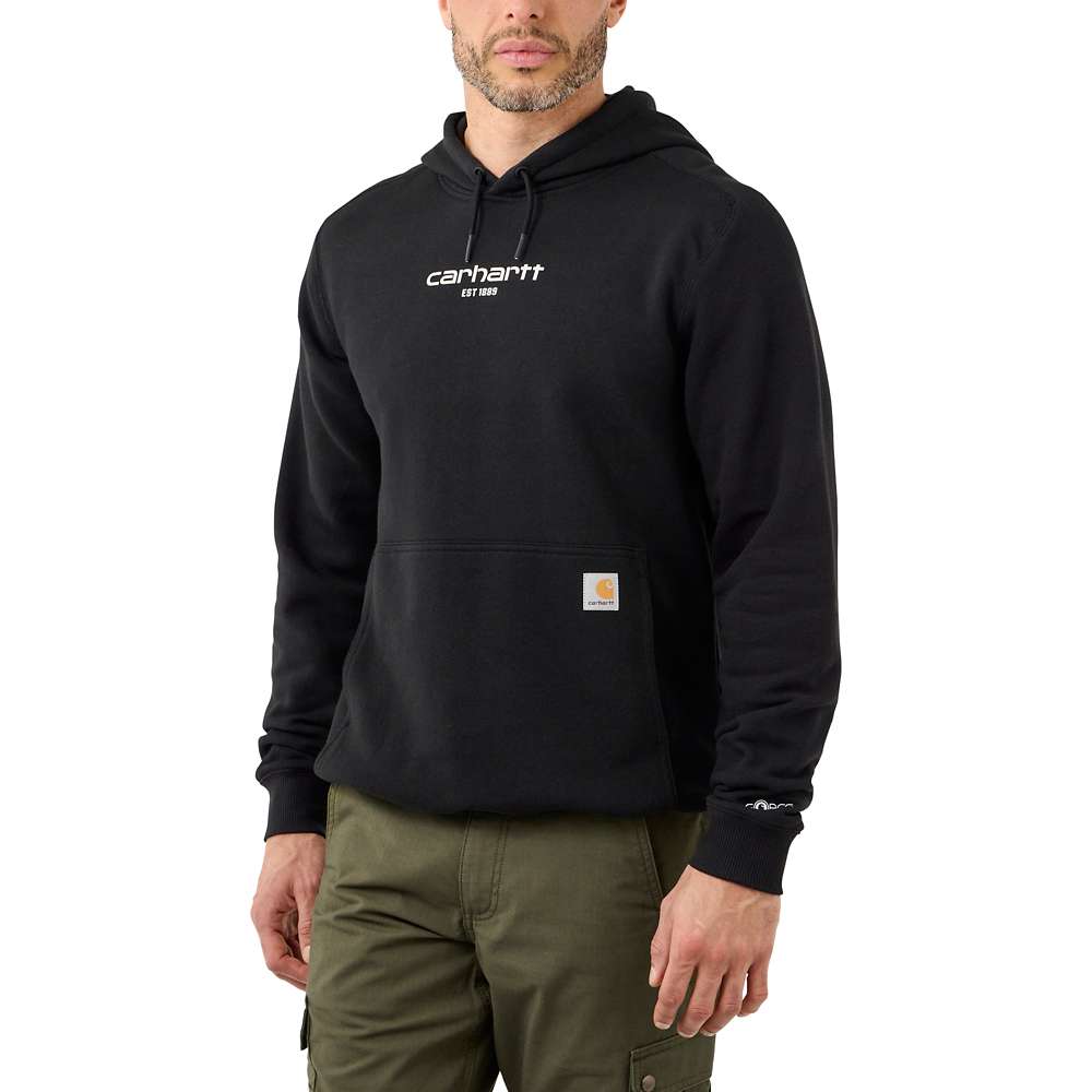 Carhartt Mens Lightweight Logo Relaxed Fit Graphic Hoodie XL - Chest 46-48’ (117-122cm)