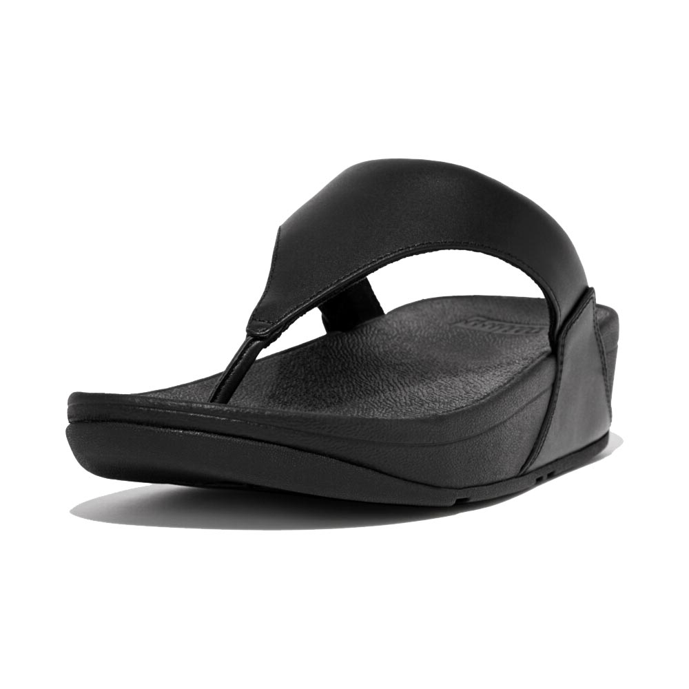 FitFlop Womens Lulu Leather Toe Post Flip Flops Sandals UK Size 6 (EU 39)