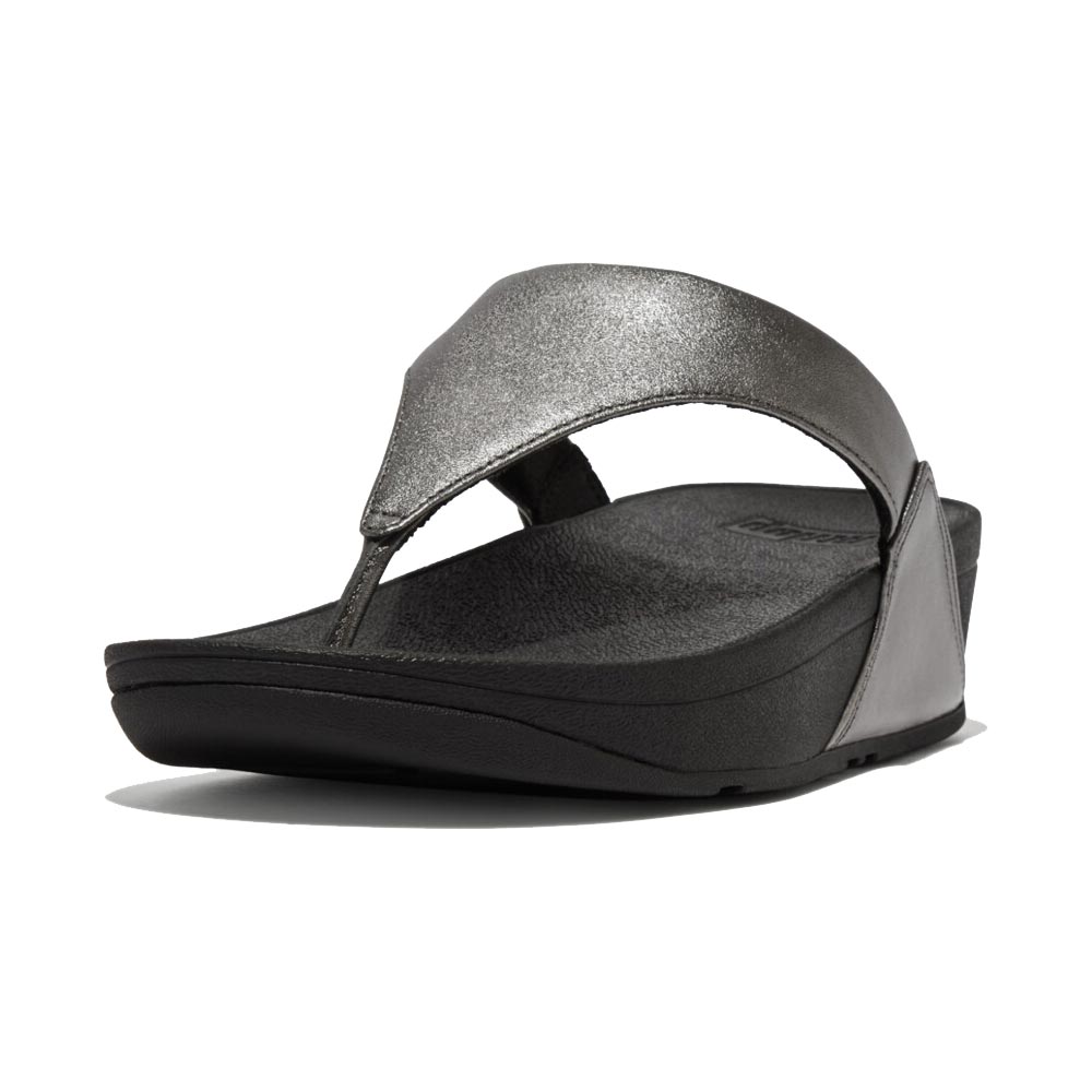 FitFlop Womens Lulu Leather Toe Post Flip Flops Sandals UK Size 4 (EU 37)