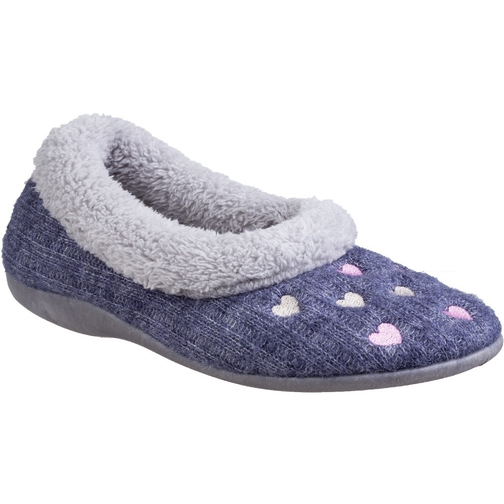 Fleet & Foster Womens Alaska Slip On Fleece Lined Slippers UK Size 5 (EU 38)