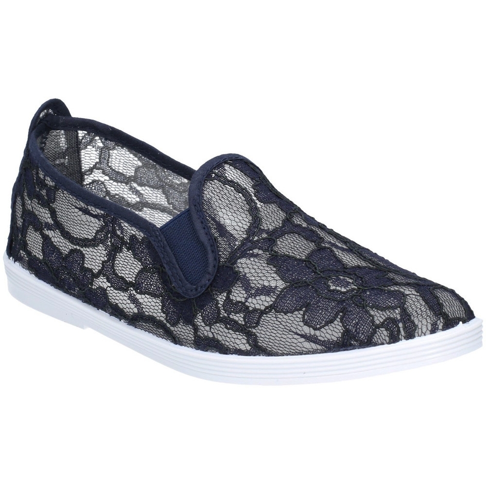 Flossy Womens Bimba Lace Detail Slip On Casual Shoes UK Size 4 (EU 37, US 6)