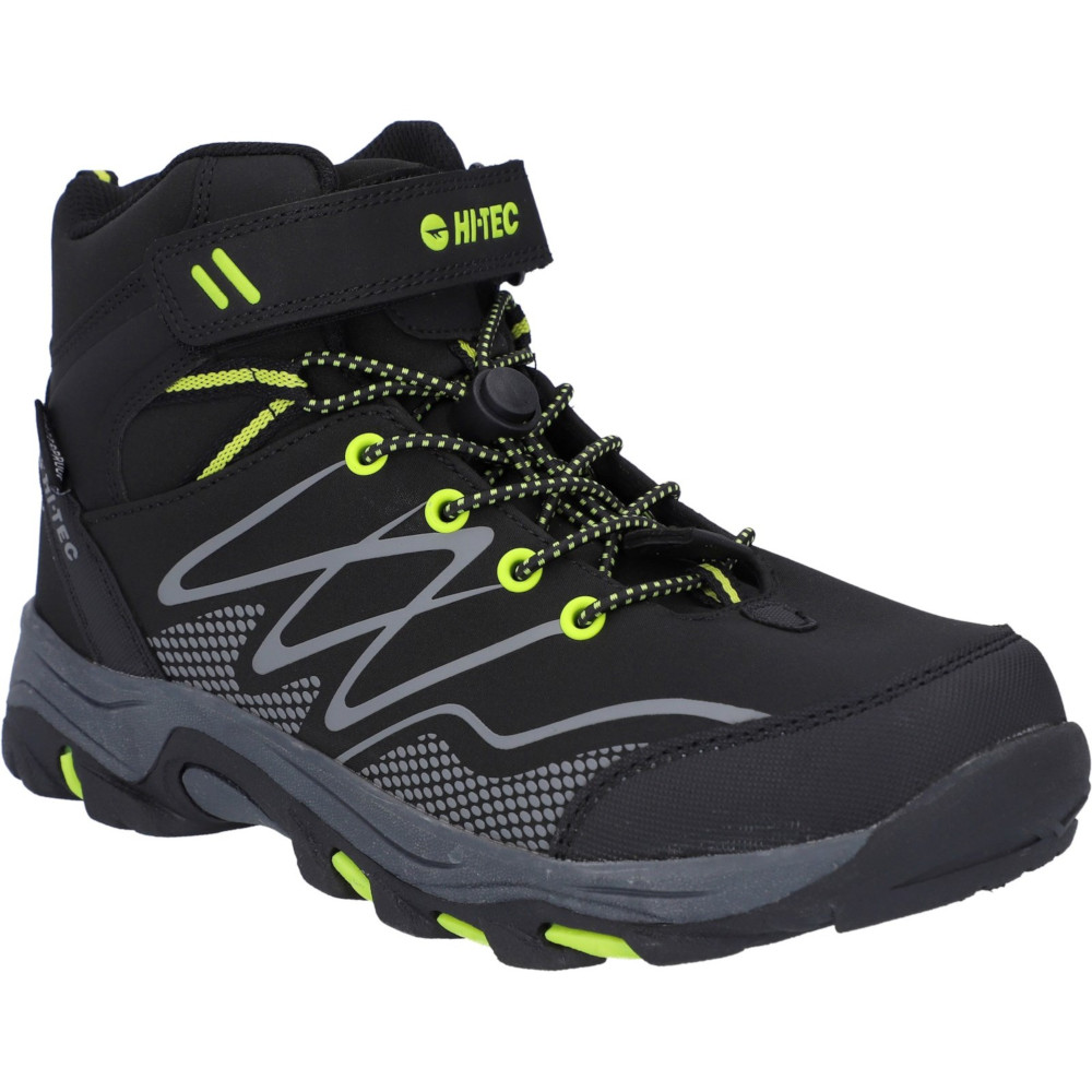 Hi Tec Boys Blackout Mid Softhsell Walking Boots UK Size 5 (EU 38)