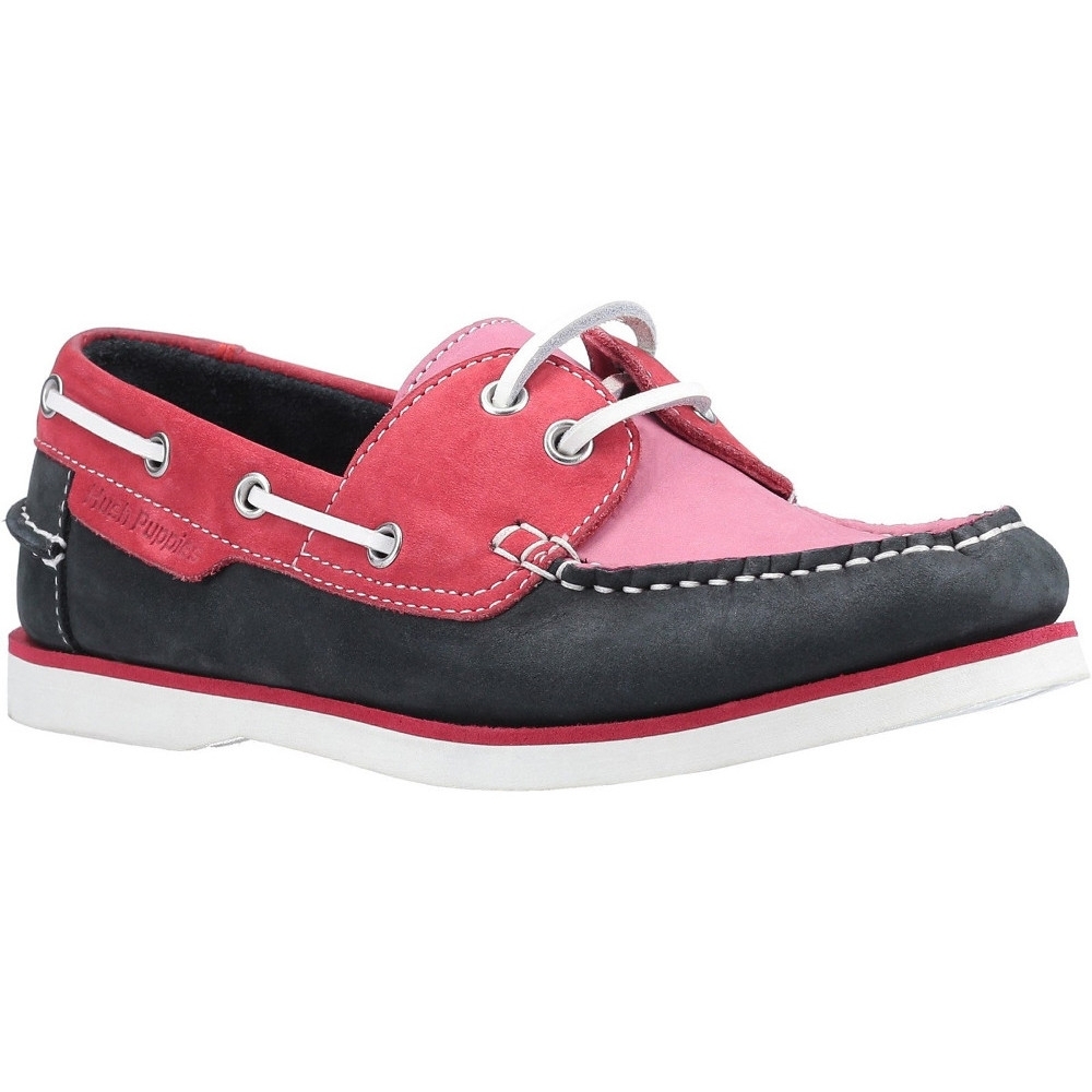 Hush Puppies Womens Hattie Leather Lace Up Boat Shoes UK Size 8 (EU 41)