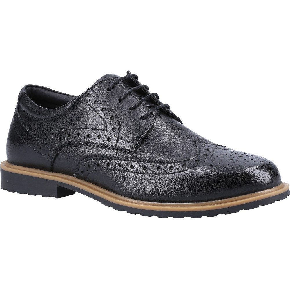 Hush Puppies Girls Verity Brogue Laced Leather School Shoes UK Size 8 (EU 42)