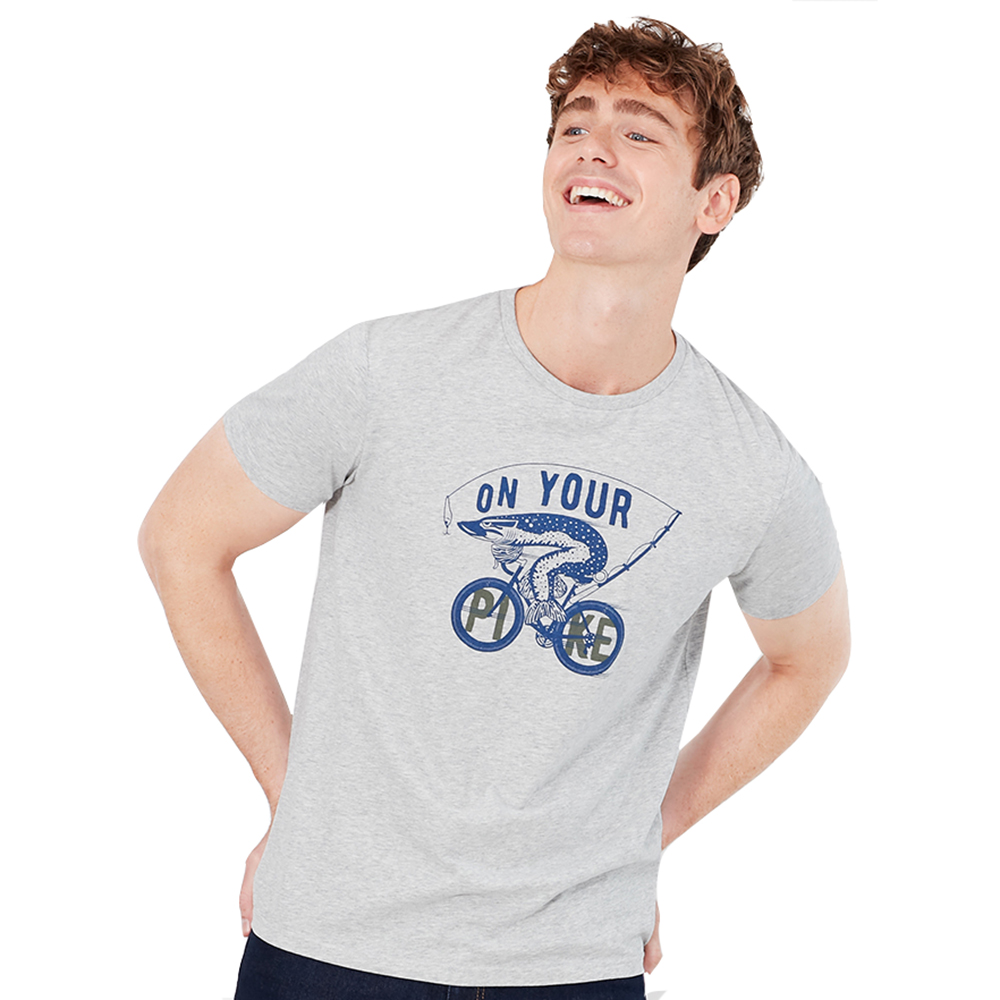 Joules Mens Flynn Graphic Short Sleeve T Shirt M- Chest 39-41’, (99-104cm)