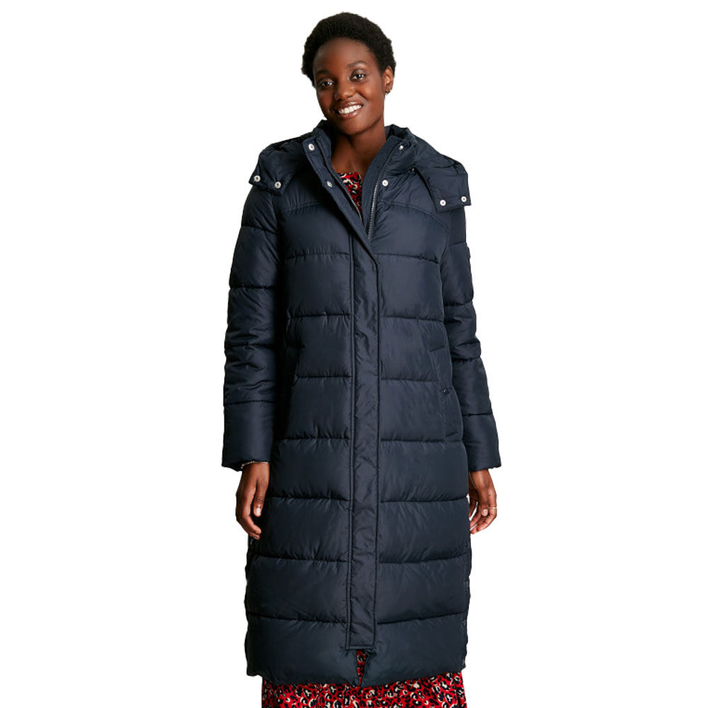 Joules Womens Elberry Long Length Warm Padded Jacket UK 16- Bust 42’, (106cm)