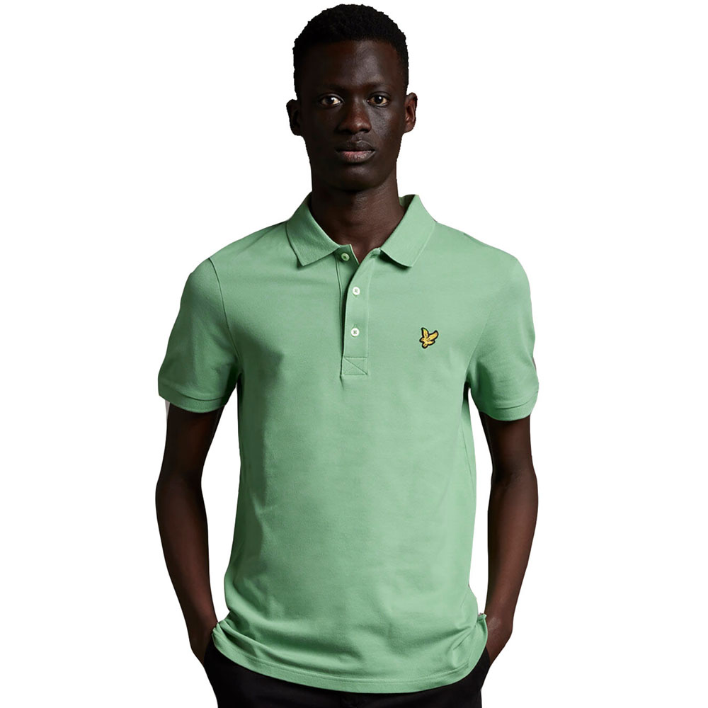 Lyle & Scott Mens Plain Organic Cotton Polo Shirt S - Chest 36-38’ (91-96cm)