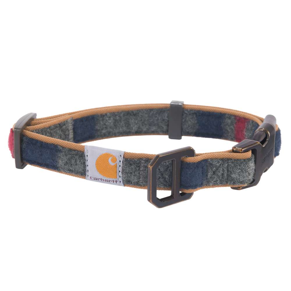 Carhartt Mens Blanket Stripe Dog Collar Medium - 1.9cm Wide, Adjustable Length 30.5-45.7cm