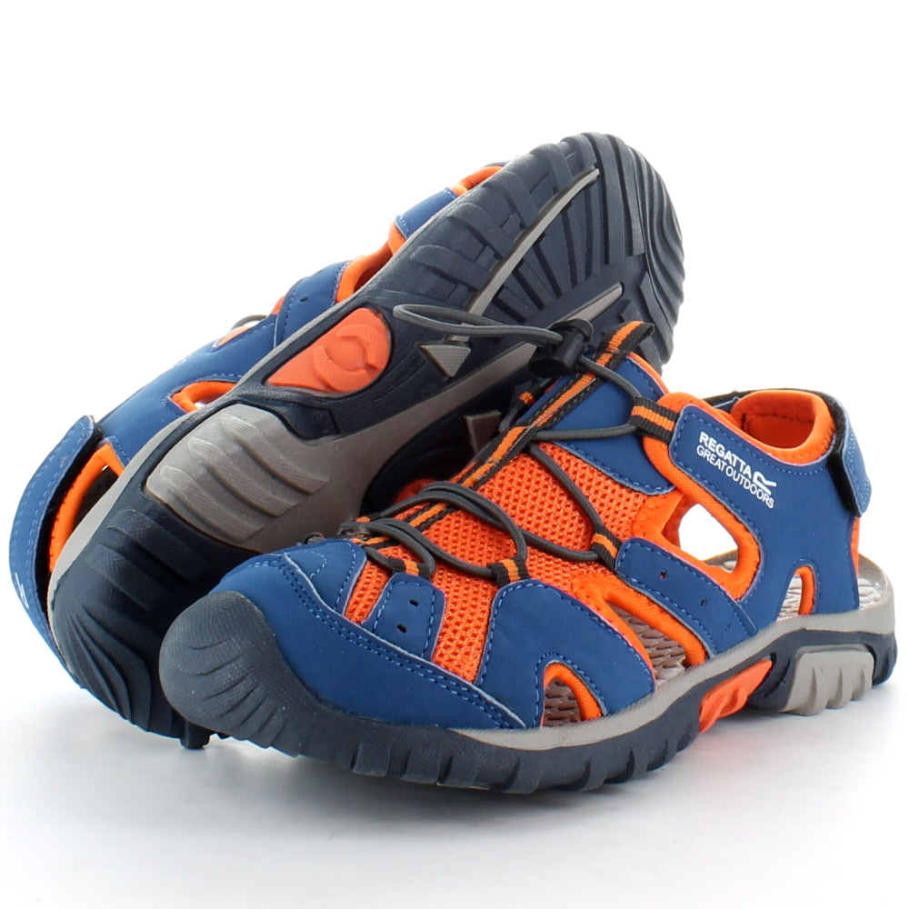 Regatta Boys Deckside Junior Walking Sandals RKF413 Blue