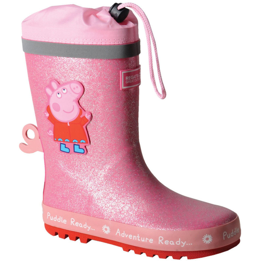 Regatta Boys & Girls Peppa Pig Puddle Wellington Boots UK Size 4.5
