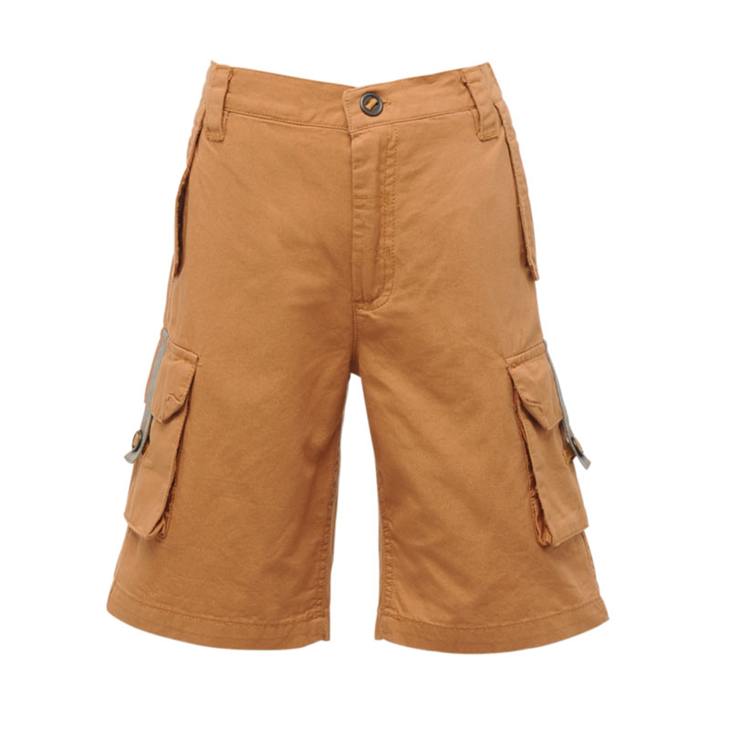 Regatta Kids Boys Towson Multi Pocket Shorts Brown