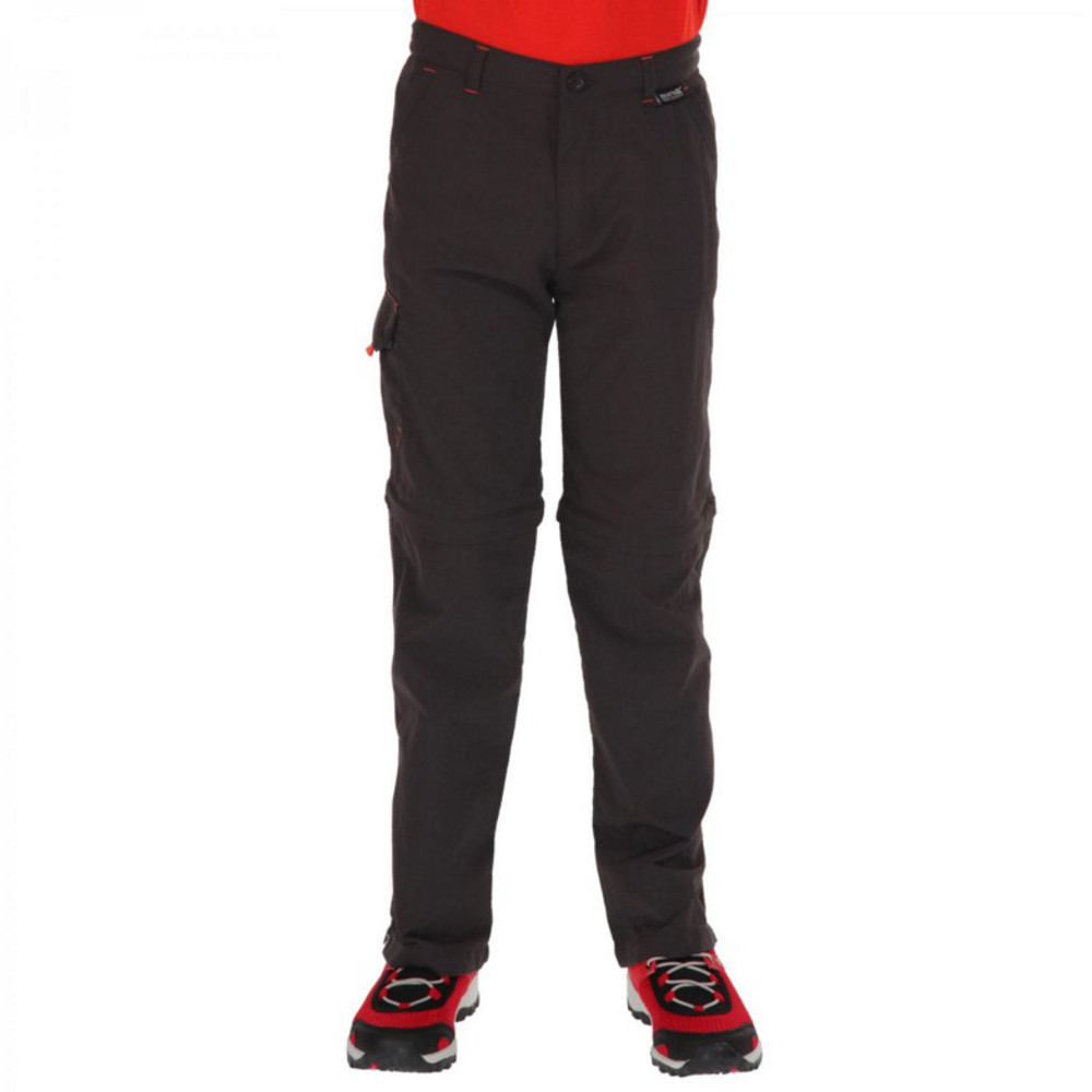 Regatta Boys & Girls Sorcer Lightweight Zip Off Trousers 26' - Waist 68-70cm (Height 152-158cm)