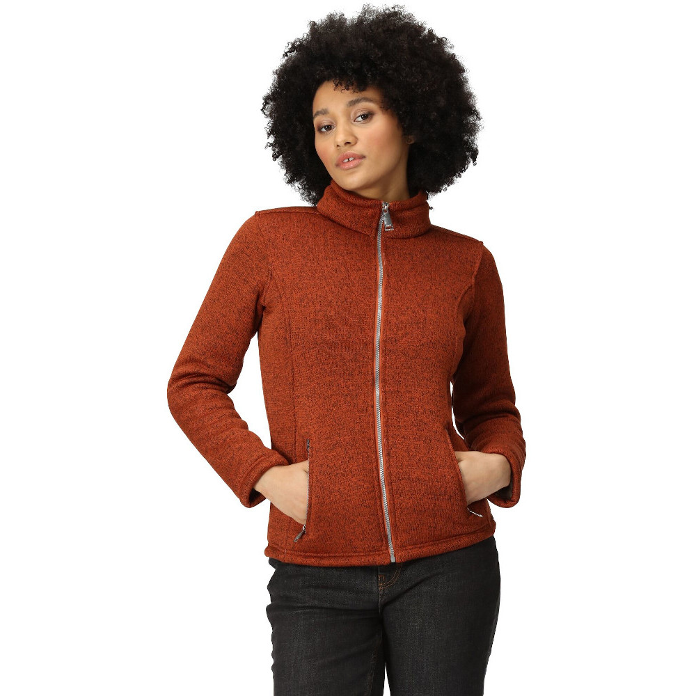 Regatta Womens Razia II Knit Effect Hi Pile Fleece Jacket 14 - Bust 38’ (97cm)