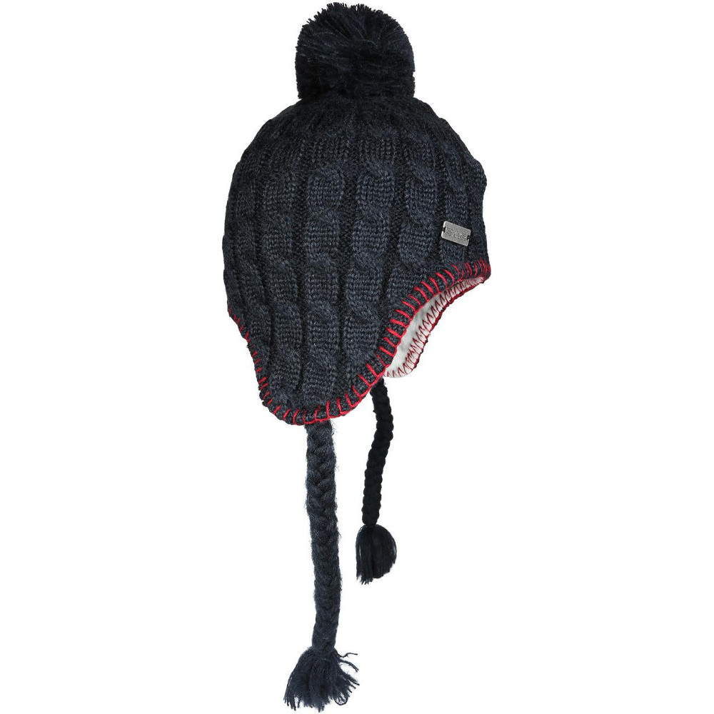 Regatta Womens/Ladies Lofthead Drop Ear Fleece Lined Winter Beanie Hat One Size