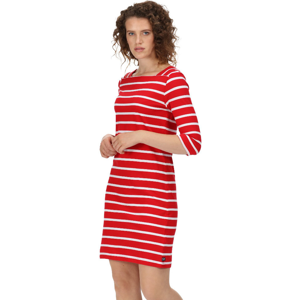 Regatta Womens Paislee Printed Jersey 3/4 Sleeve Sun Dress UK 10- Waist 27’, (68cm)