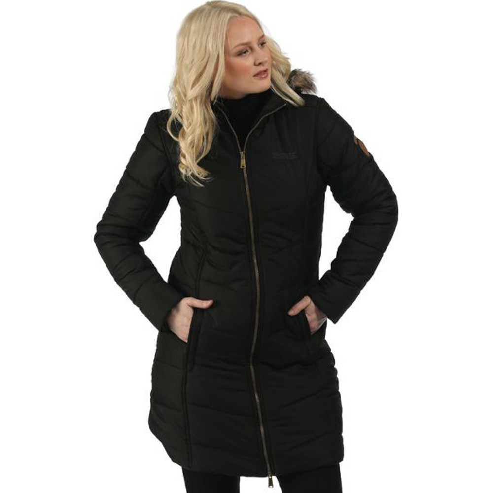 Regatta Womens/Ladies Fearne II Padded Mid-Length Walking Jacket UK 14 - Bust 38 (97cm)