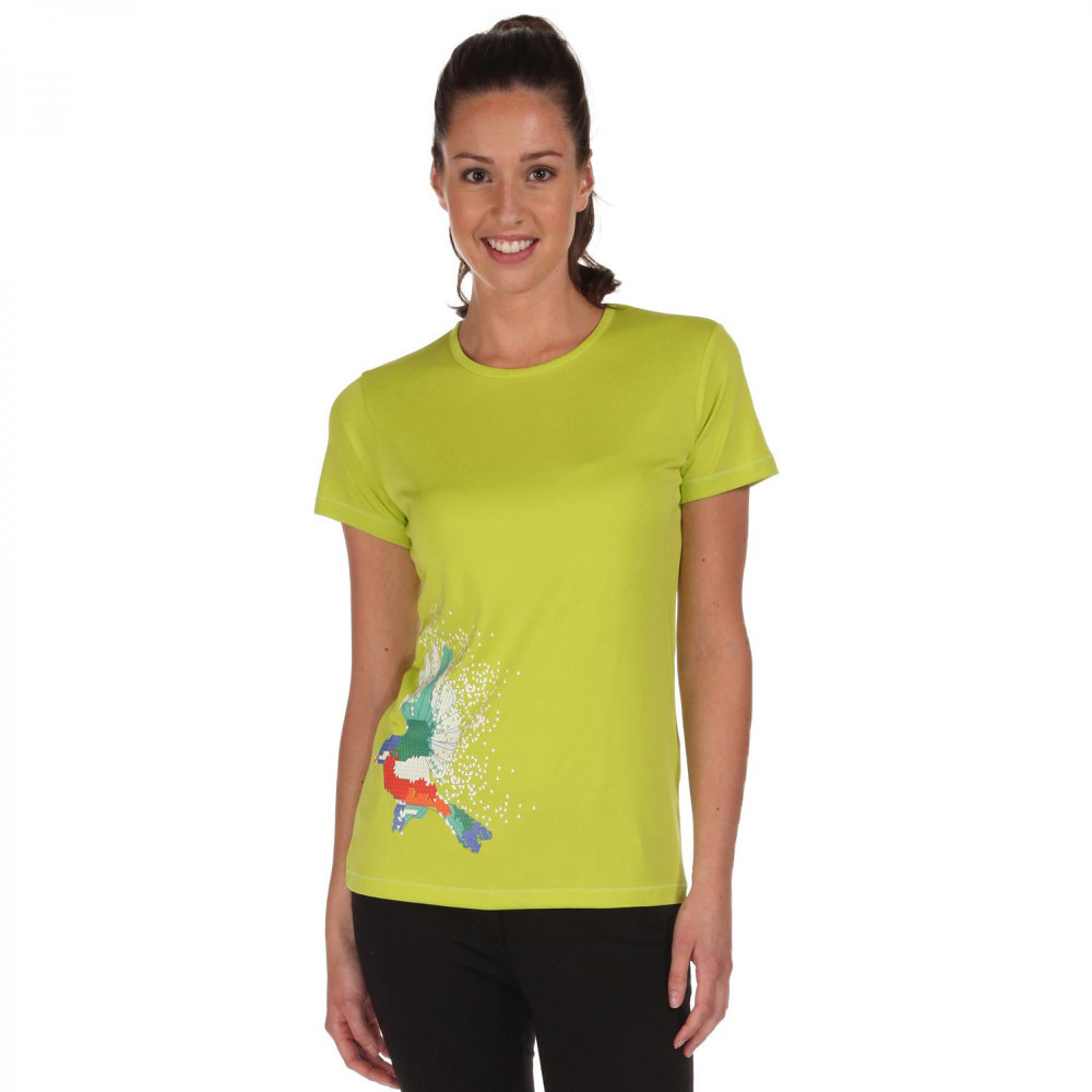 Regatta Womens/Ladies Fingal Quick Dry Active Graphic T Shirt 10 - Bust 34' (86cm)