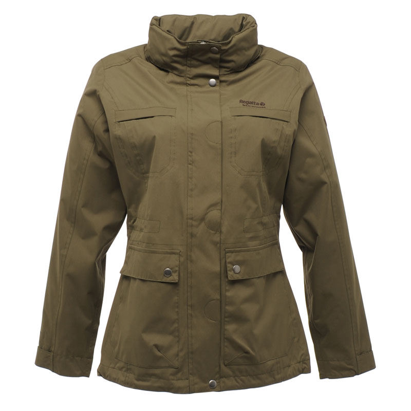 Regatta Womens Sunset Waterproof Jacket Brown Regatta Womens Sunset Waterproof Jacket Brown