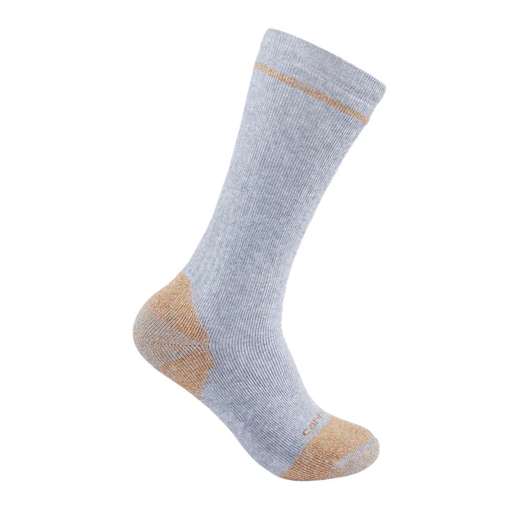 Carhartt Mens Cotton Blend 2 Pack Steel Toe Boot Sock XL - UK 11-14, EU 46-49.5, US 12-15