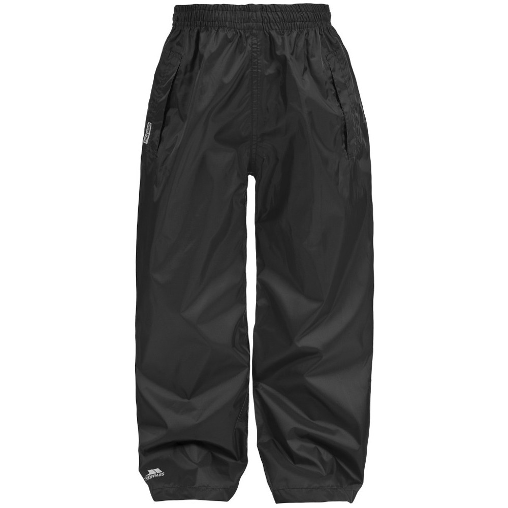 Trespass Boys Packup Waterproof Breathable Packable Trousers