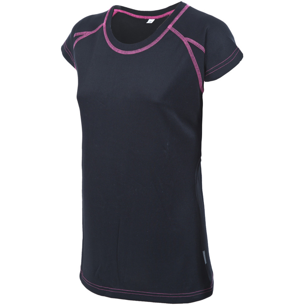 Trespass Womens/Ladies Mamo Active Reflective Detail Running T Shirt 14/L - Bust 38' (96.5cm)