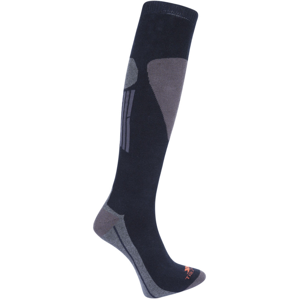 Trespass Mens Hack Pack Warm Cotton Blend Ski Socks One Pair Pack UK Size 7-11