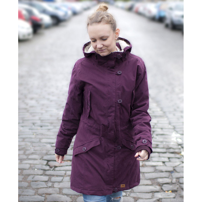 Trespass Womens So-Warm Waterproof Breathable Parka Jacket Shiraz Trespass Womens So-Warm Waterproof Breathable Parka Jacket Shiraz