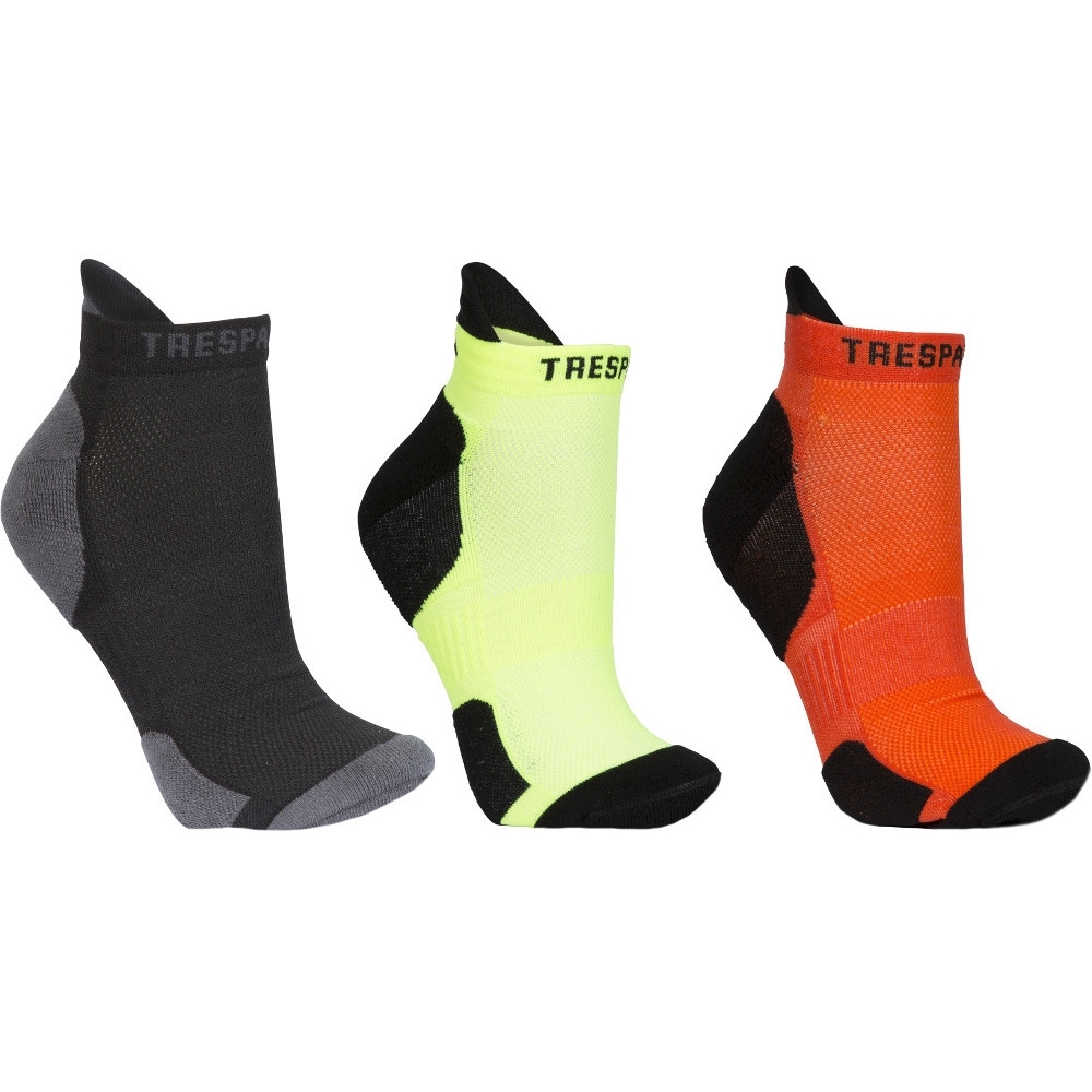 Trespass Mens Vandring Cushioned Coolmax 3 Pack Liner Socks UK Size 7-11
