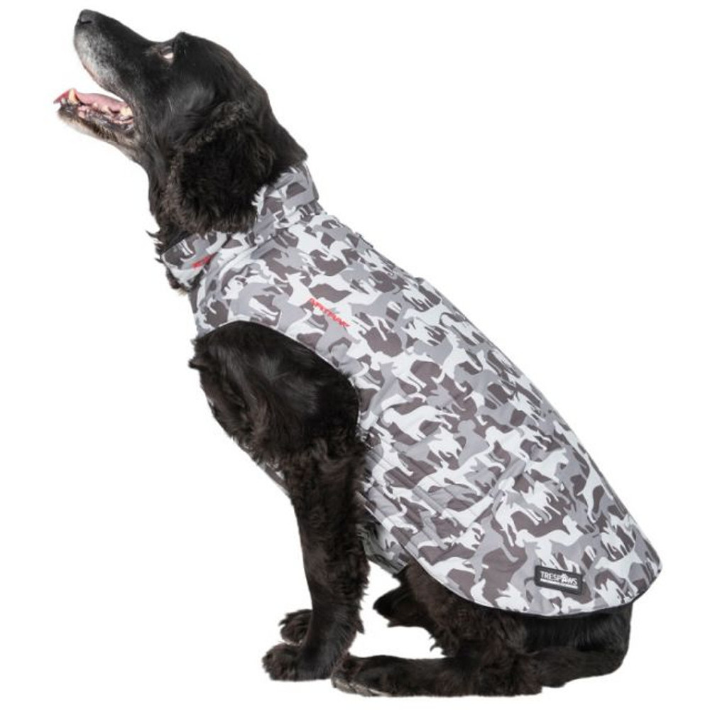 Trespass Charly Waterproof Windproof Printed Dog Rain Coat XS - Back 13.8’, Torso 23.6’, Neck 13.8’