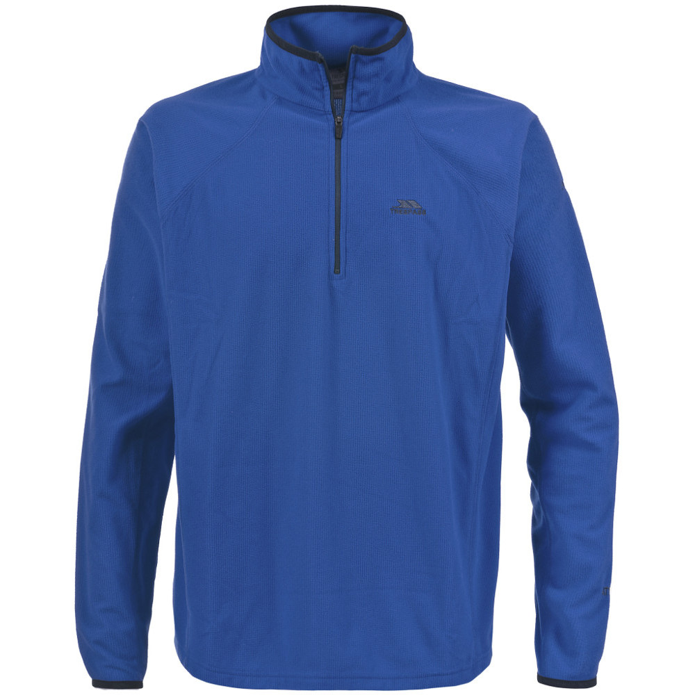 Trespass Mens Tikker Lightweight Half Zip Microfleece Top