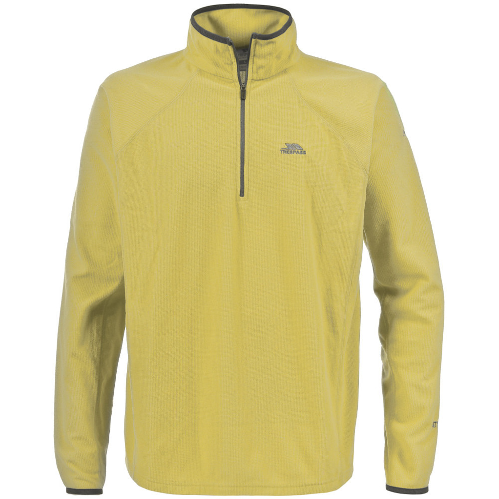 Trespass Mens Tikker Lightweight Half Zip Microfleece Top