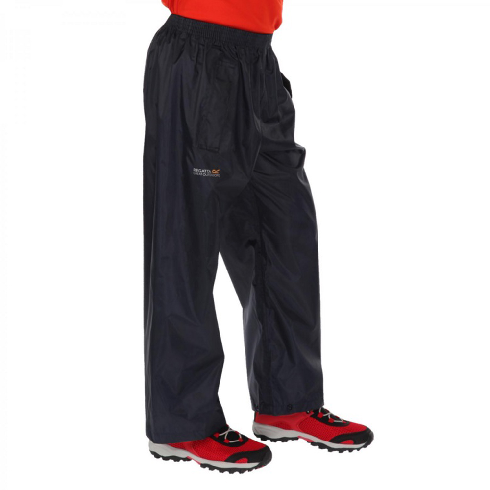 Regatta Boys & Girls Kids Stormbreak Waterproof Polyester Overtrousers 3-4 Years - Waist 53-54cm (He