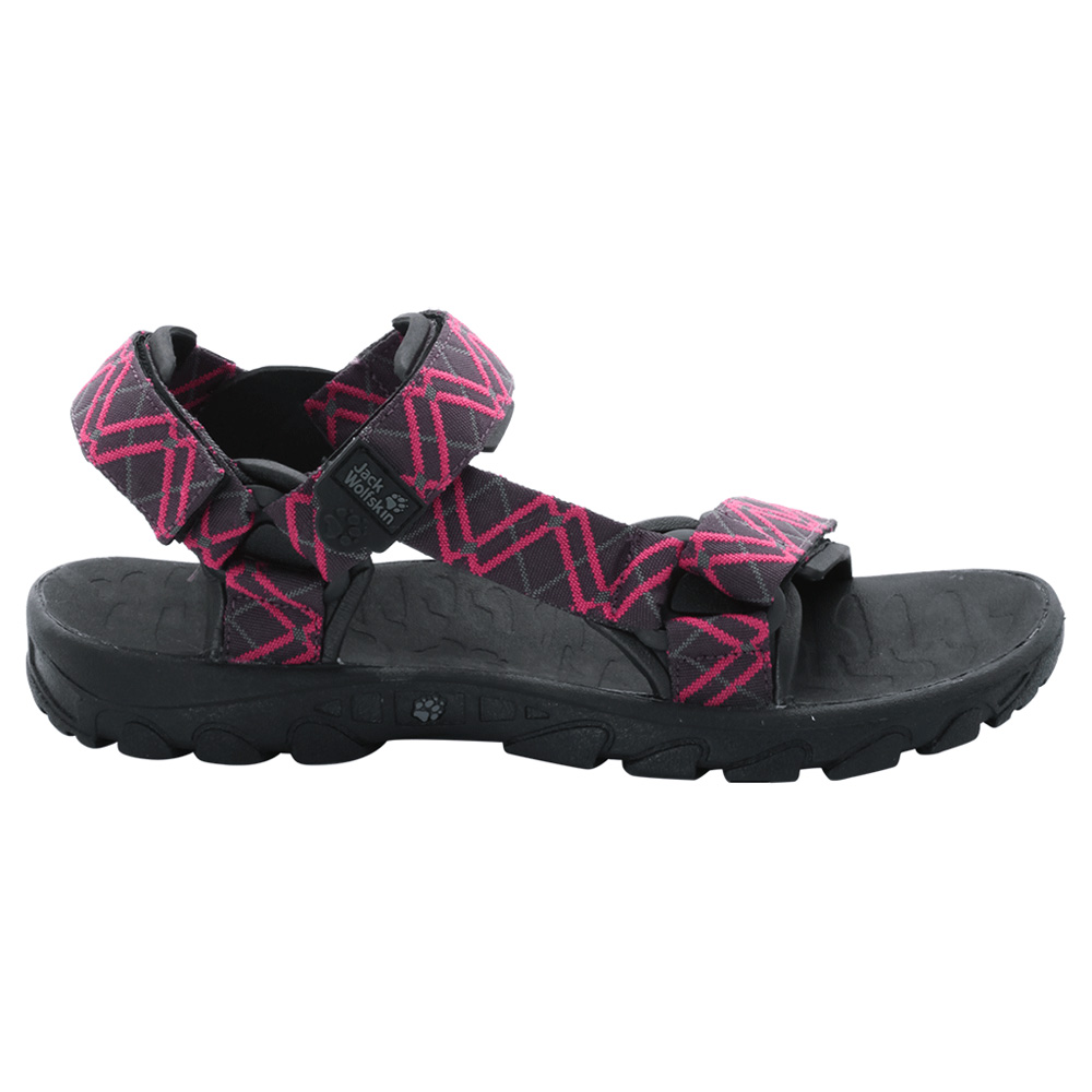 Jack Wolfskin Ladies Seven Seas Sports Sandals  Azelea Red