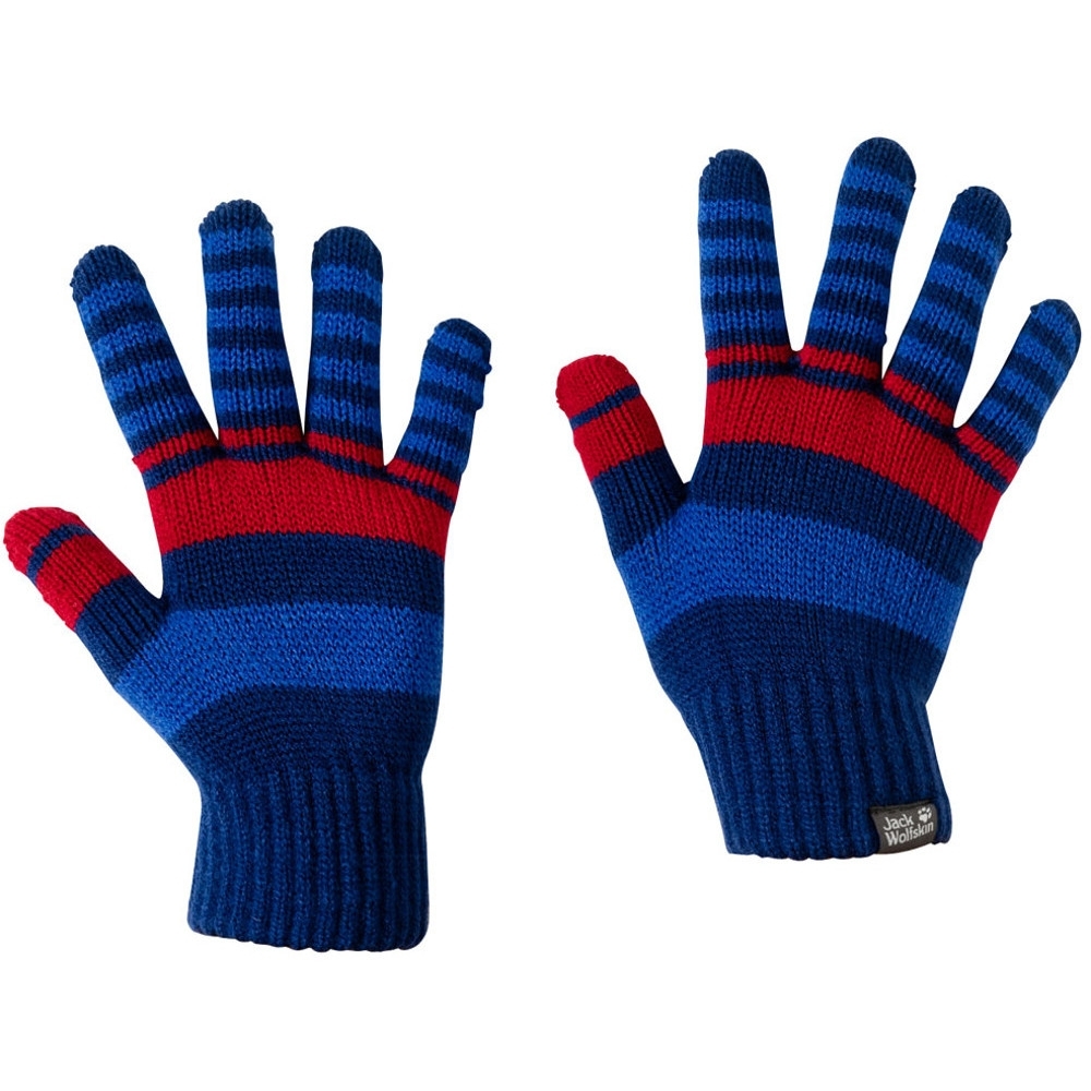 Jack Wolfskin Boys & Girls Light Warm Winter Cross Knit Gloves One Size