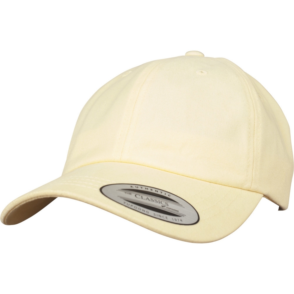 Flexfit by Yupoong Mens Peached Cotton Twill Baseball Cap One Size