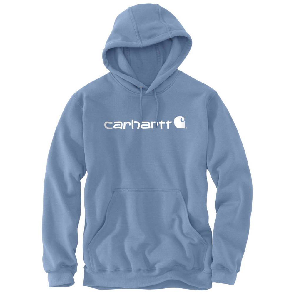 Carhartt Mens Stretchable Signature Logo Hooded Sweatshirt Top XL - Chest 46-48’ (117-122cm)