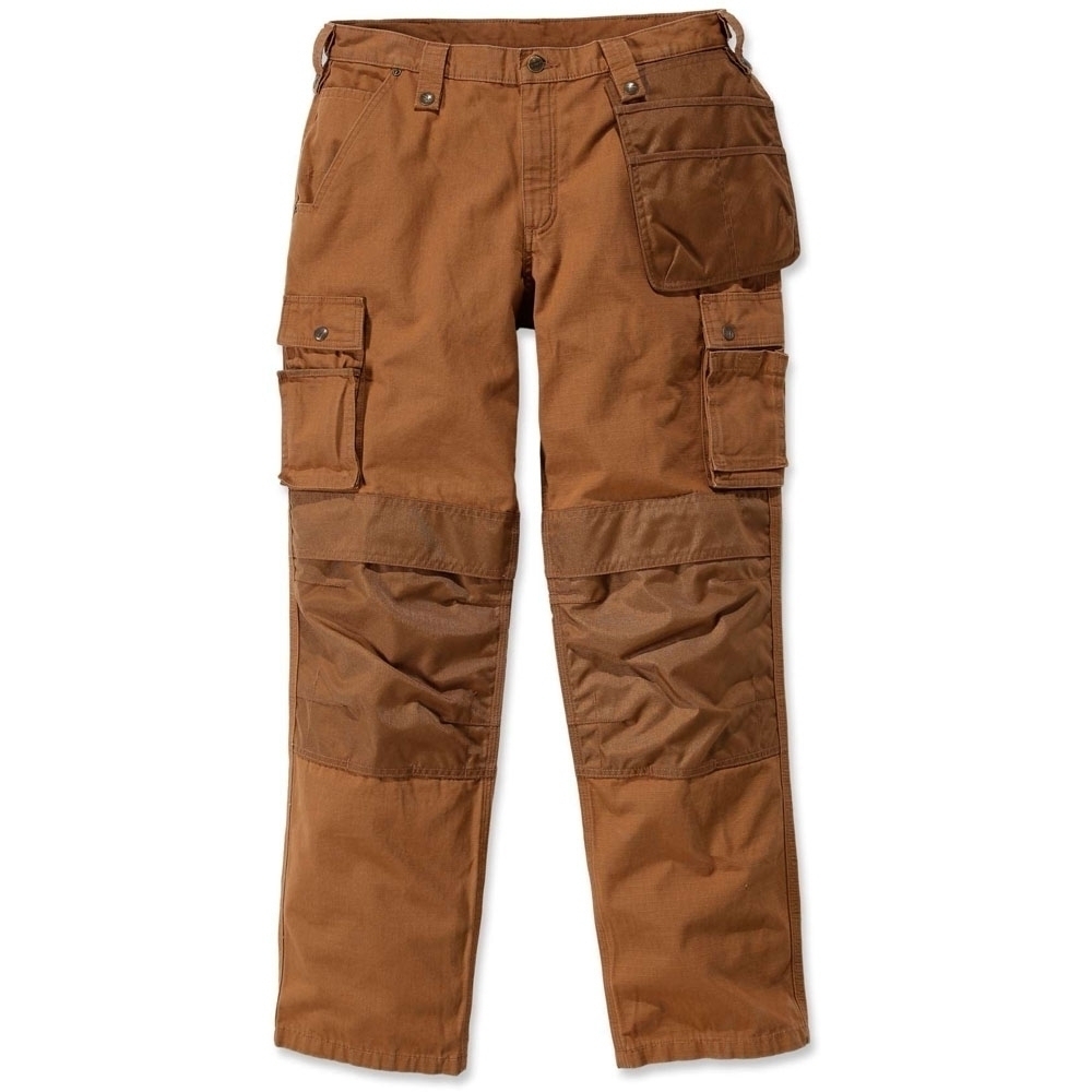 Carhartt Mens Multipocket Stitched Ripstop Cargo Pants Trousers Waist 40’ (102cm), Inside Leg 28’ (71cm)