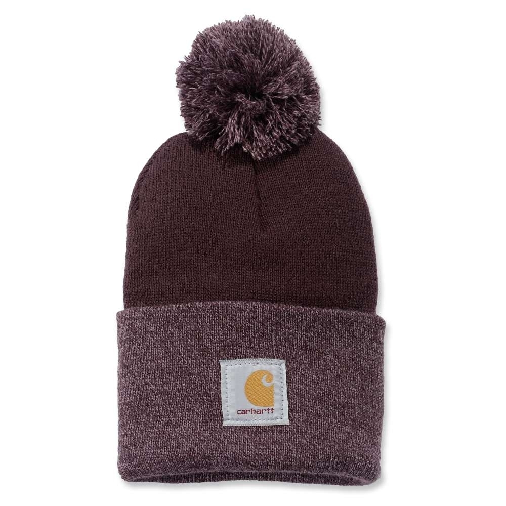 Carhartt Womens Lookout Acrylic Pom Pom Beanie Hat One Size