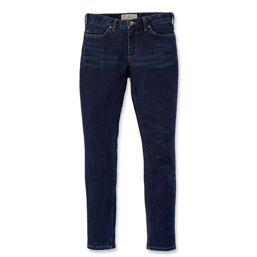 Carhartt Womens Layton Slim Fit Denim Work Jeans Trousers 10 - Waist 31’ (79cm), Inside Leg 31-32’
