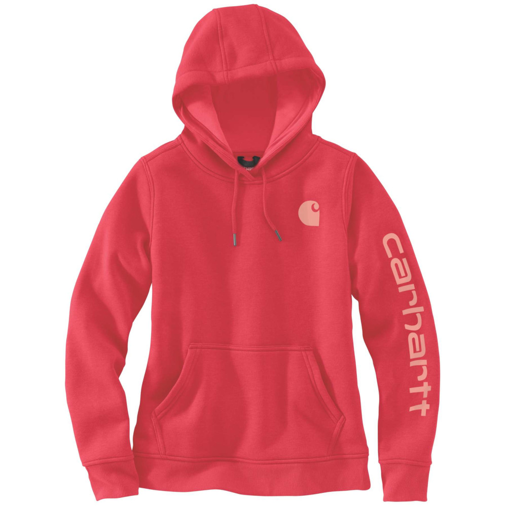 Carhartt Womens Clarksburg Pullover Hooded Logo Sweatshirt XL - Bust 41.5-43.5’ (105-110cm)