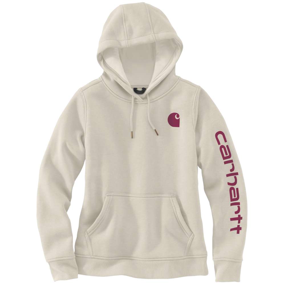 Carhartt Womens Clarksburg Pullover Hooded Logo Sweatshirt XL - Bust 41.5-43.5’ (105-110cm)