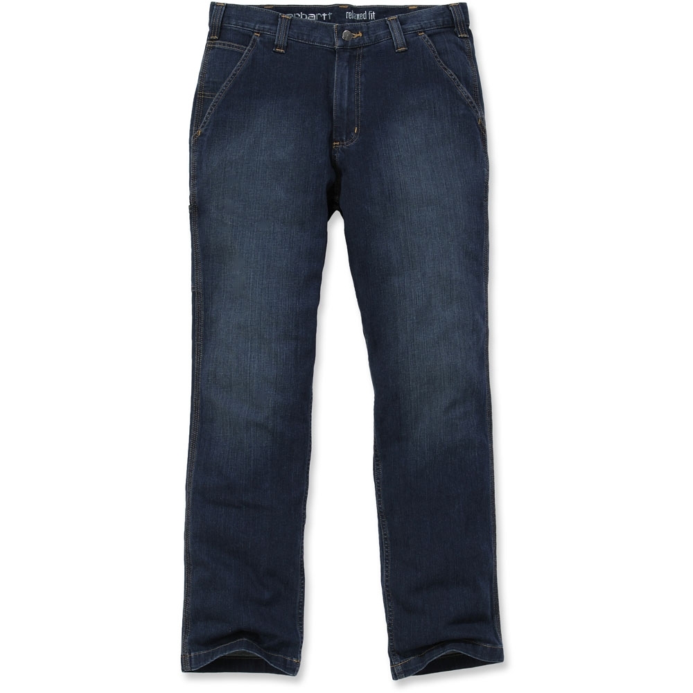 Carhartt Mens Rugged Flex Relaxed Fit Dungaree Denim Jeans Waist 44’ (110cm), Inside Leg 30’ (84cm)